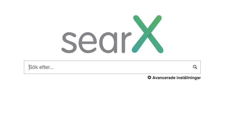 SearX sök