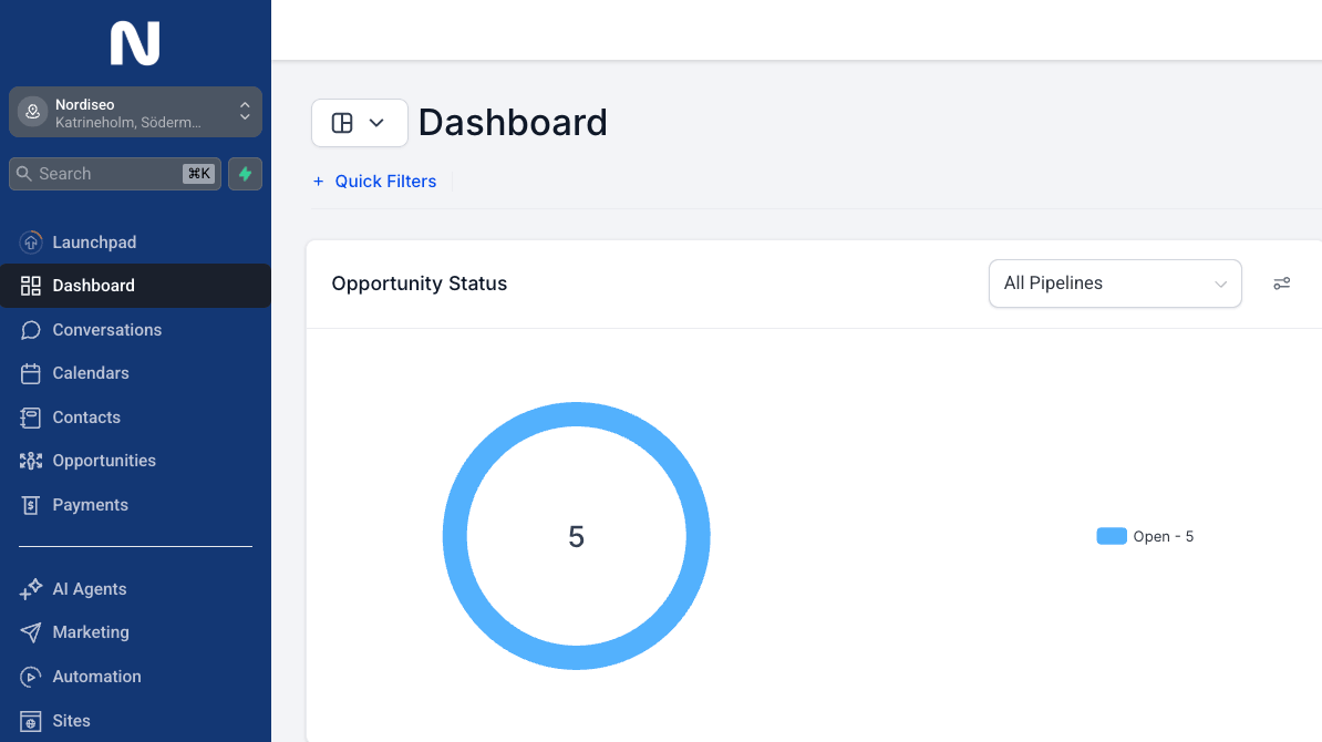 nordiseo crm snapshot